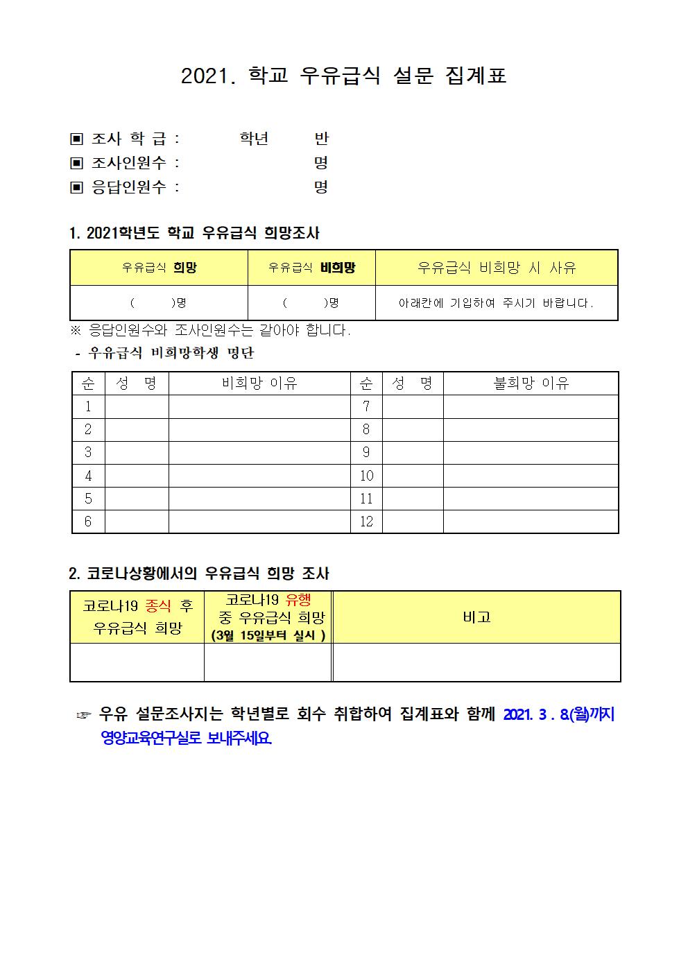 2021.우유급식 희망 설문지002